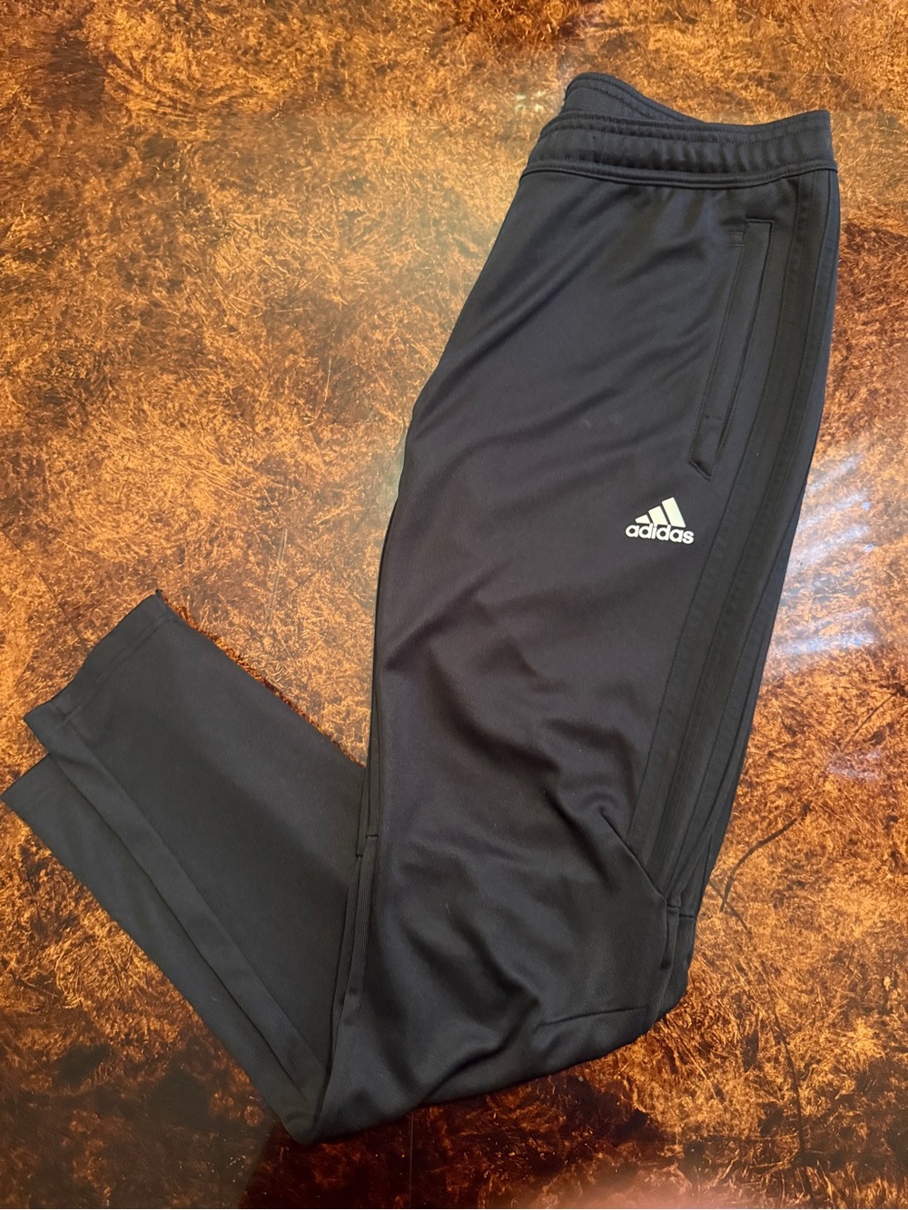 adidas Black Athletic Jogger Sweatpants